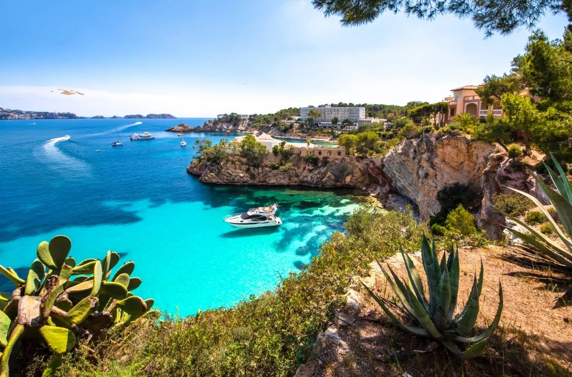 vistas de las playas de mallorca
